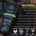 Charcoal Face Scrub | Tea Tree & Peppermint