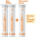 Spruce Health | Vitamin C Effervescent Tablets | Amla & Zinc | Pack of 3 - SpruceShaveClub