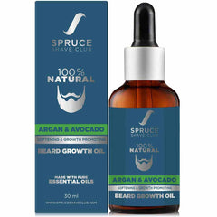 Advanced Beard Growth Oil | Argan & Avocado - SpruceShaveClub