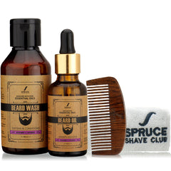 Beard Care Bundle | Bergamot & Lavender | SSG Exclusive - SpruceShaveClub