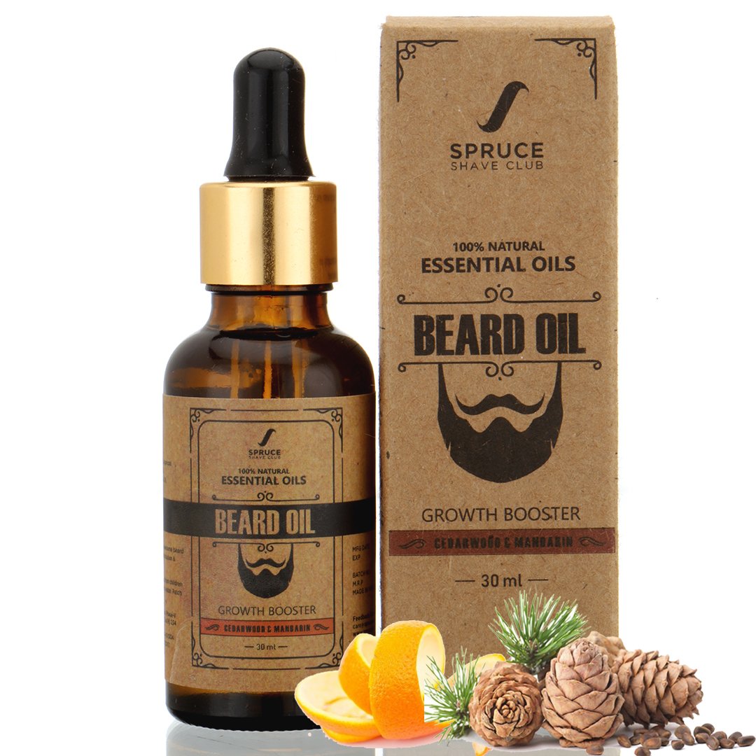Beard Growth Oil | Cedarwood & Mandarin - SpruceShaveClub