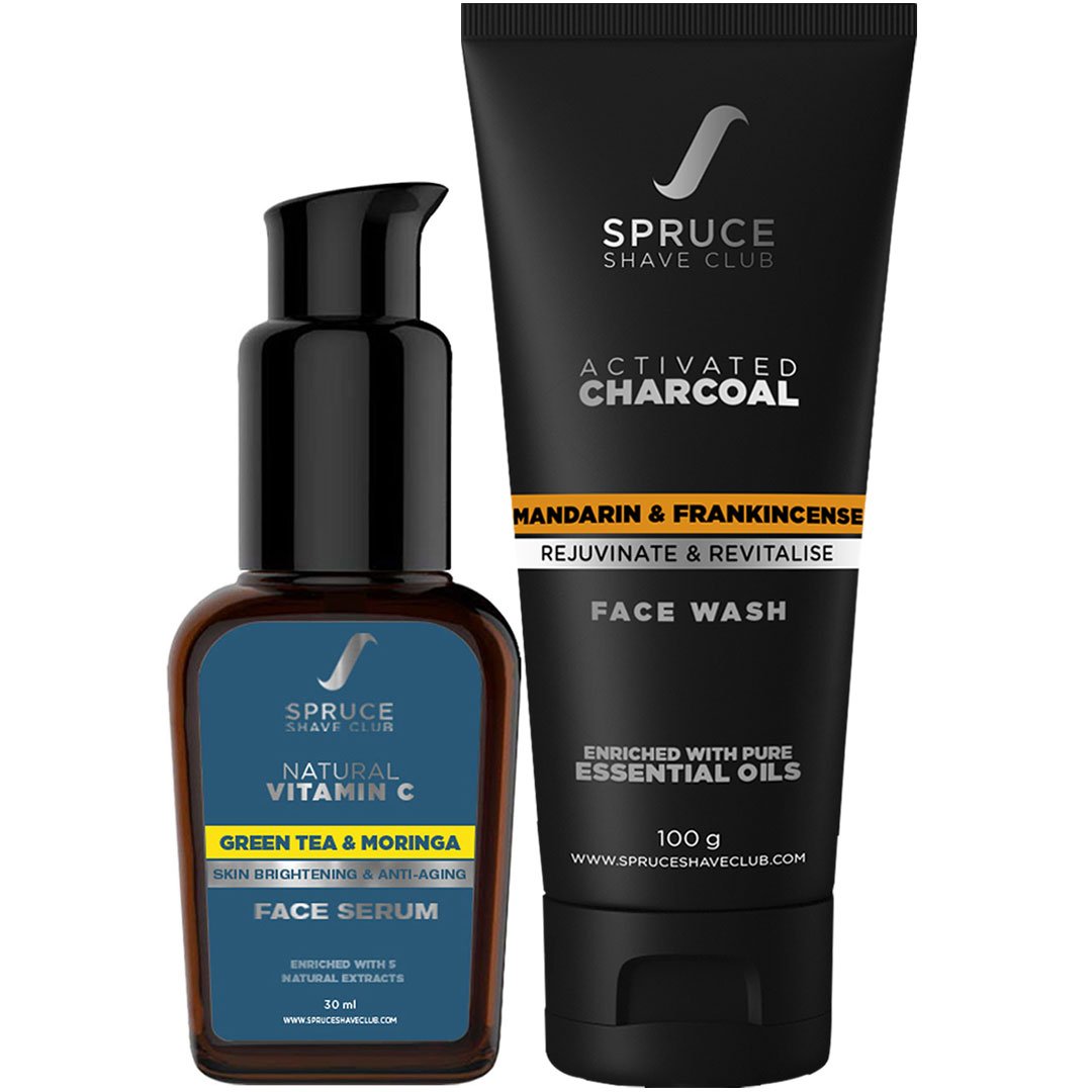 Face Protection Duo | Face Serum & Face Wash | SSG Exclusive - SpruceShaveClub
