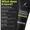 Charcoal Face Scrub | Tea Tree & Peppermint