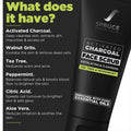 Charcoal Face Scrub | With Essential Oils | Tea Tree & Peppermint